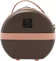 Kelioninis lagaminas ABS VINTAGE T5673-1 ruda-rožinė SEMI LINE