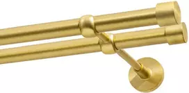 Decastyl Dvigubas karnizas FI 19 mm satininis žalvaris 240 cm LUNA KOWALSKI