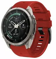 Tech-Protect Dirželis Silicone do Garmin Fenix 5 / 6 / 6 Pro / 7 / 8 / 8 Pro / E / 9 / 9 Pro 51 mm Crimson Raudona (THP6086)