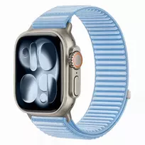 TECH-PROTECT NYLONLOOP APPLE WATCH 8 / 9 / 10 / 11 / 12 / SE / ULTRA (44 / 45 / 46 / 49 MM) ŠVIESIAI MĖLYNA
