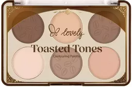 Lovely Toasted Tones kontūravimo paletė veidui 10 g