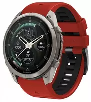 Tech-Protect Dirželis Iconband Pro do Garmin Fenix 5x / 5x Plus / 6x / 6x Pro / 7x / 8 / 8 Pro / 9 / 9 Pro 47 mm Raudona/juodas (THP6050)
