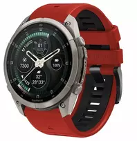 TECH-PROTECT ICONBAND PRO GARMIN FENIX 5X / 5X PLUS / 6X / 6X PRO / 7X / 8 / 8 PRO / 9 / 9 PRO (51 MM) Raudonas/Juodas