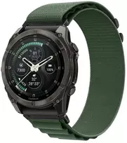 Tech-Protect Nylon Pro dirželis skirtas Garmin Fenix 5x / 5x Plus / 6x / 6x Pro / 7x / 8 / 8 Pro / 9 / 9 Pro 51 mm Military Žalias (THP6036)