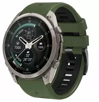TECH-PROTECT ICONBAND PRO GARMIN FENIX 5X / 5X PLUS / 6X / 6X PRO / 7X / 8 / 8 PRO / 9 / 9 PRO (51 MM) Žalias/Juodas