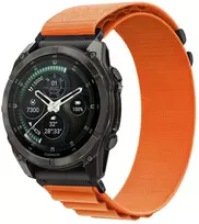Tech-Protect Nylon Pro dirželis, skirtas Garmin Fenix 5x / 5x Plus / 6x / 6x Pro / 7x / 8 / 8 Pro / 9 / 9 Pro 51 mm, oranžinis (THP6037)