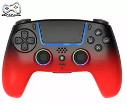 Deep Explorer - Pro RGB Wireless PS5 Controller (Eclipse Raudona)