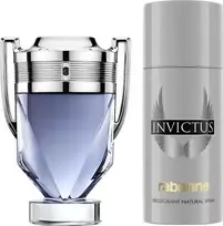 Paco Rabanne Invictus rinkinys tualetinio vandens purškiklis 100ml + purškiamas dezodorantas 150ml