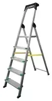 Kopėčios Wonday® Safetool, 5 pakopų, aliuminio