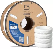 Siraya Tech – TPU 64D plastikas 1kg 1.75mm - Baltas