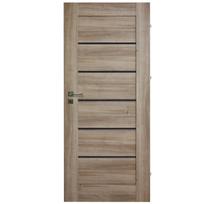 Durų varčia DOMIDOR CARLO B E5, ąžuolo spalvos, su stiklu, 644 x 2030 mm, dešinė