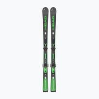 Kalnų slidės + apkaustai HEAD Supershape e-Magnum SW BB-PR + Protector Evo PR 13 GW black/green
