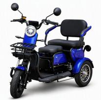 Elektrinis triratis motoroleris M20, Li-ion, mėlynas