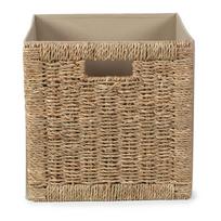 Natūralios spalvos iš jūržolės daiktadėžė 30x30x30 cm – Compactor