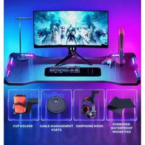 RGB Gaming desk (122x60X75cm) + remote control