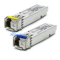 Extralink SFP WDM Module 1.25G, 1.25Gbps, 1310 / 1550nm, Single Mode, 20km, LC, DOM, Pair, Designed for HP / Aruba
