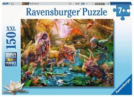 Ravensburger dėlionė „Dinozaurų susibūrimas“, 150 XXL det., nuo 7 m.