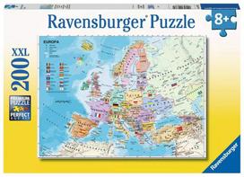 Ravensburger dėlionė „Politinis Europos žemėlapis“, 200 XXL det., nuo 8 m.