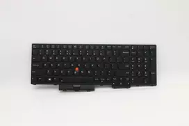 Lenovo 5N20W68242 klaviatūra, skirta ThinkPad L15, US English, juoda