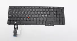 Klaviatūra Lenovo 5N21K05038 su apšvietimu, skirta ThinkPad T16 Gen 2