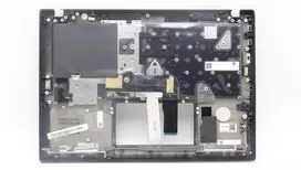 Viršutinis dangtis su apšviesta klaviatūra, skirta Lenovo ThinkPad T14s Gen 4, juoda