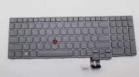 Lenovo ThinkPad klaviatūra, Euro/US English, skirta P16 G1/G2 (5N21F39382)