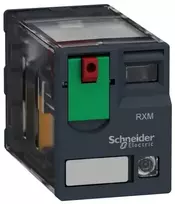 Schneider Electric Relpol Miniatiūrinė relė 2P 12A 24V AC (RXM2AB2B7)