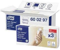 Tork Xpress® H2 Extra Soft daugiasluoksnės 2 sluoksnių rankšluosčių popierius - (3 pakeliai x 700 vnt./kartonas)