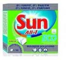 Indaplovės tabletės Sun Pro All in 1 Eco su druska / skalavimo priemone – (100 vnt.)
