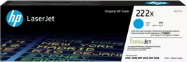 Toneris HP 222X – didelė išeiga – žydra – originalus – LaserJet – Toneris (W2221X) – skirta Color LaserJet Pro MFP 3302fdn, MFP 3303fdw