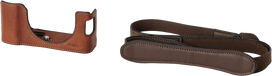 SmallRig 4699 Leather Half Case Kit for FUJIFILM X100VI (Brown)