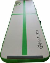 Master Pripučiamas gimnastikos čiužinys MAS-B862-Žalias 300 cm x 100 cm x 20 cm žalias