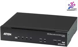 Aten DSP mikseris su 4 kanalų Dante įėjimu (AD004E-AT)
