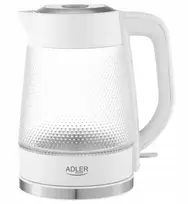 Adler AD 1306 Elektrinis virdulys stiklinis | talpa 1,8 l | pašvietimas led
