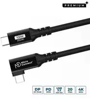 Microconnect USB3.2CC015-A, 0,15 m, USB C, USB C, USB 3.2 Gen 2x2, Juoda