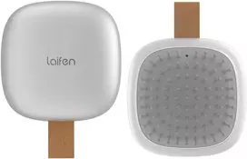 Laifen Air Mini šepetys su veidrodėliu, sidabrinis, šukos, mažas, lengvas, 73 g