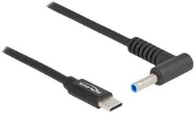 Nešiojamojo kompiuterio maitinimo adapteris Delock Notebook USB Type-C™ įkrovimo kabelis HP 4,5 x 3,0 mm kištukas (87971)