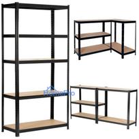 Extralink Metal Storage Rack 180x90x40 Black