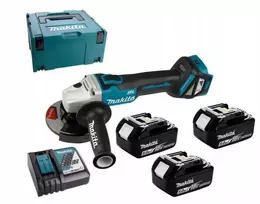 Šlifuoklis Makita kampinis 18V 125mm 3x5,0Ah reguliuojami sūkiai BL (DGA511RT3J)