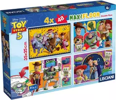 Lisciani Disney dėlionė DF Maxifloor 4 x 48 Žaislų istorija 5 (304-116959)