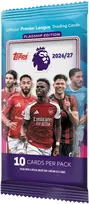 Topps Premier League kolekcinės kortelės vienas pakelis 26/27