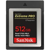 SANDISK Extreme PRO 512GB CFexpress Card SDCFE 1700MB/s R 1400MB/s W 4x6
