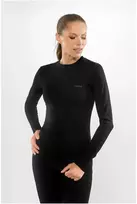 Moteriški apatiniai drabužiai VIKING Meriboo Lady Set Merino juoda L