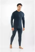 Apatiniai drabužiai vyriška VIKING Meriboo Man Set Merino tamsiai mėlyna XL
