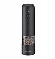 Prieskonių malūnėlis Zassenhaus Pepper Mill Kolonia USB Electric, 14 cm, juodas (033137)