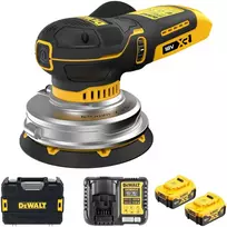 DeWalt DCW211P2-QW 125 mm belaidis ekscentrinis šlifuoklis