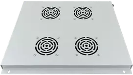 Alantec Stogo ventiliacijos skydas, 4 ventiliatoriai, 800x800 spintoms, pilkos spalvos ALANTEC