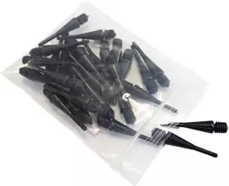 Acra Kubisport Groty Antgaliai do Lotek Darta Plastikowe Juoda Soft 100 vnt. (Kub_05-TA51K)