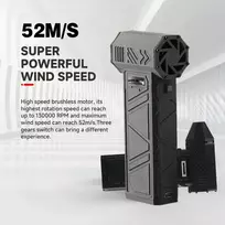 Mini Turbo Jet Ventiliatorius Turbo Violent Fan 110000RPM Galingas pūstuvas su didelės spartos kanalo ventiliatoriumi, nešiojamas oro pūstuvas