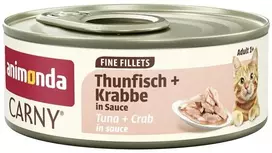 Animoda ANIMONDA Carny Fine Fillet padaže – tunas + krabas 60g